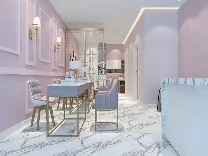 美甲店设计细节要点美甲店设计装修效果图