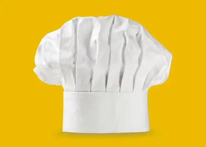 厨师帽,无边帽,黄色_高清图片_全景视觉