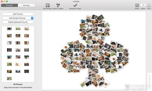 是拼图最好的软件,以任何形状,数字,单词或文本的形式进行照片拼贴