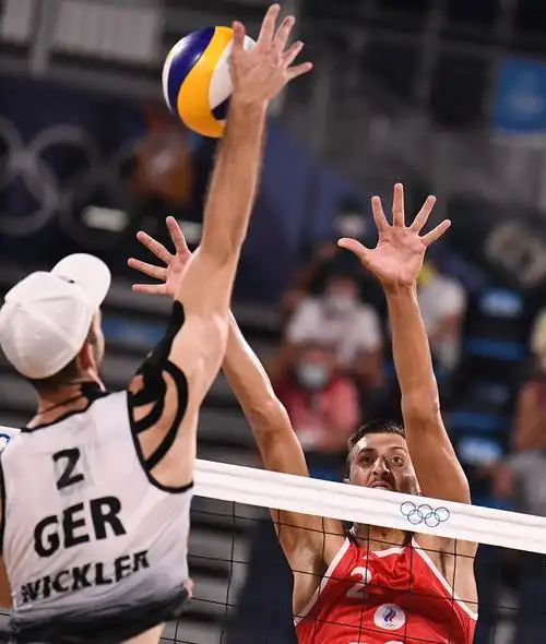 沙滩排球俄罗斯运动员晋级男子半决赛