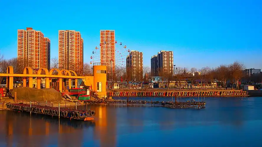 冬日的石家庄水上公园