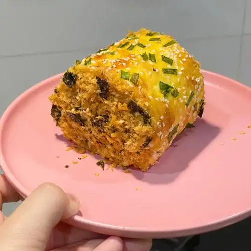 超好吃的肉松面包卷