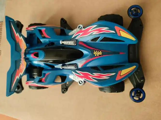 闪电冲锋001#迷你四驱车 #童年玩具 - 抖音