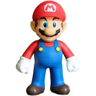 超级玛丽马里奥路易兄弟摆件人偶搪胶公仔玩具模型周边手办