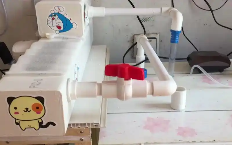 分享一个鱼缸自制过滤盒