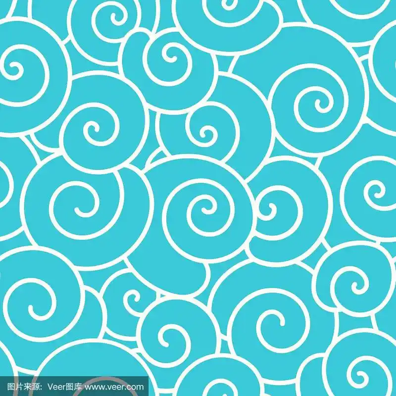 四方连续纹样,贝壳,绘画插图,矢量,抽象