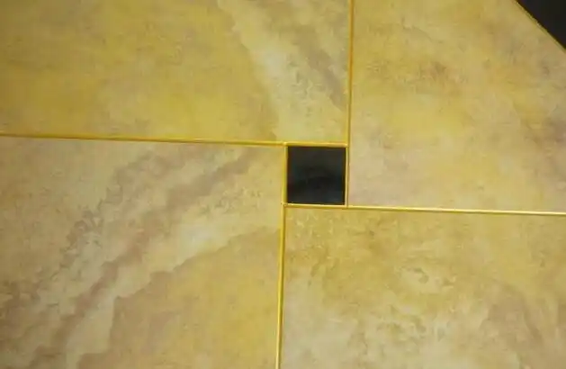 四款金色瓷砖美缝剂效果图展示
