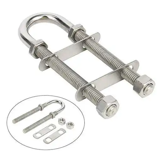 生产美式卡头钢丝绳夹头u型卡扣钢丝绳卡子模锻卡头规格多-询价