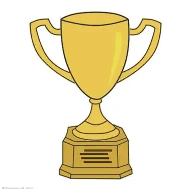 奖杯简笔画 卡通 - 简单简笔画