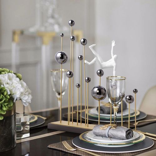 北欧家居客厅创意轻奢摆件桌面酒柜玄关装饰品摆件