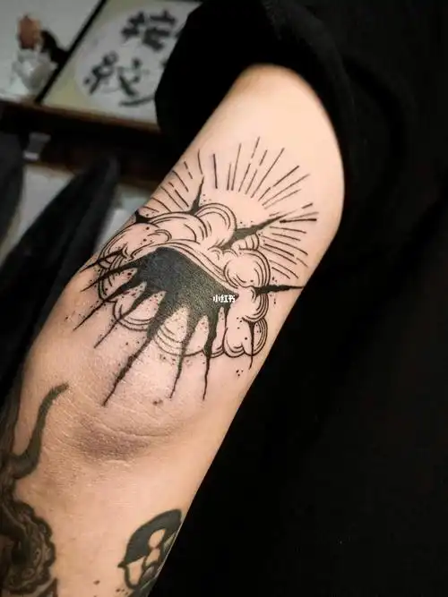 blackwork拼接纹身成都纹身