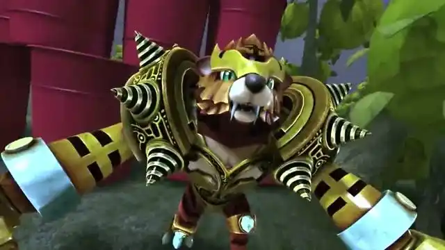 猪猪侠变身铁拳虎,来跟电兽进行较量,结果如何呢