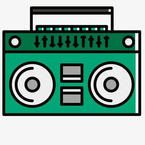 绿色录音机免抠素材免费下载_觅元素51yuansu.com