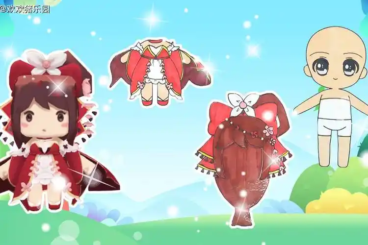 手工纸娃娃玩具:《迷你世界》花小楼朝露繁花装扮-母婴亲子视频-搜狐