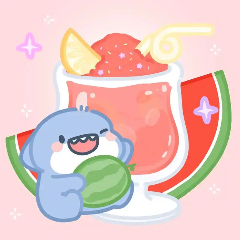 肥肥鲨夏日头像来啦.快和你的朋友一起来用吧#肥肥鲨 - 抖音