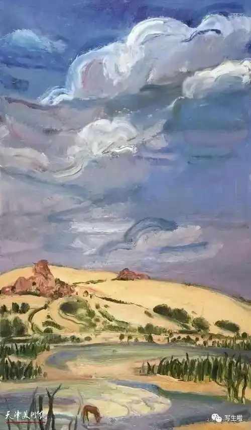 著名油画家王琨写生作品欣赏