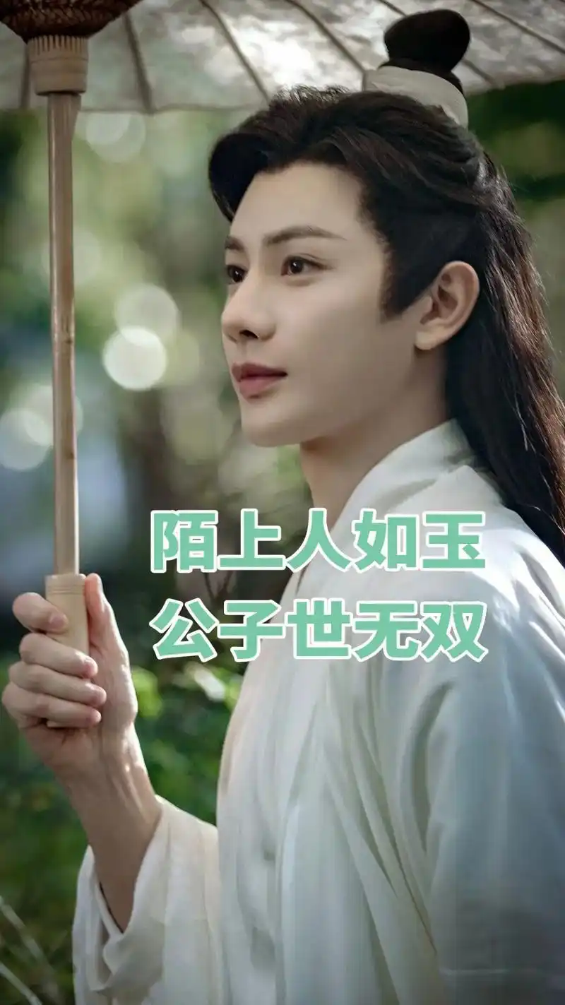 妥妥的古装美男啊