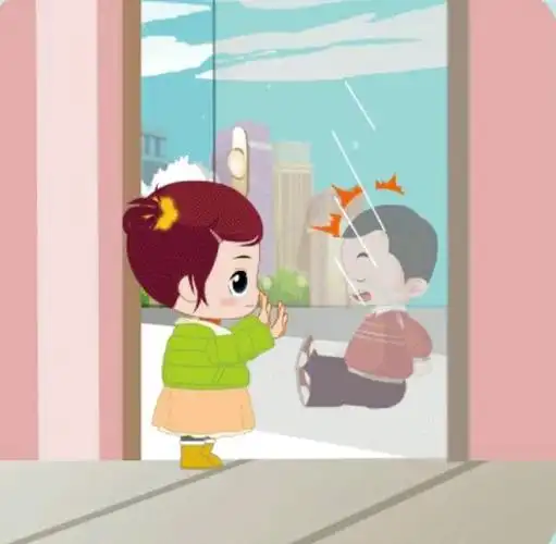 玉洞童星幼儿园中三班儒灵童特色课程《开门关门讲礼仪》