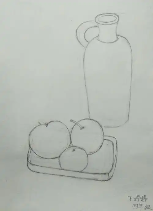 林涛画室 小学生素描微展(四～六年级)