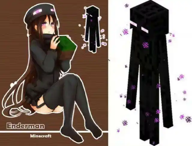 我的世界:这五种怪物娘化后可爱成这样,你们还舍得动手吗?_网易订阅