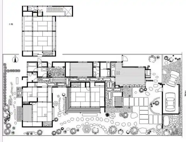 日本千年古都京都复古木造两层建筑丨京都古民宅