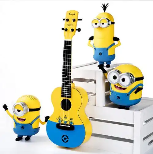 恩雅mu1智能尤克里里23寸神偷奶爸小黄人尤克里里