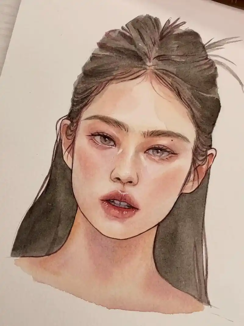 jennie#手绘 - 抖音