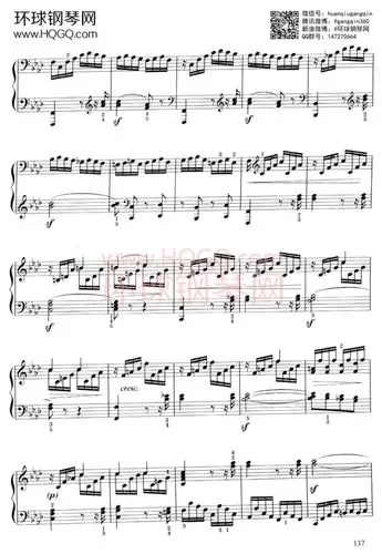 c1 奏鸣曲(热情 第三乐章)钢琴谱-环球钢琴网