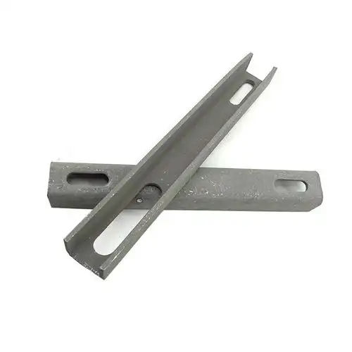 现货供应热镀锌牛腿槽钢预埋件 国标混凝土栏杆预埋槽 钢规格齐全