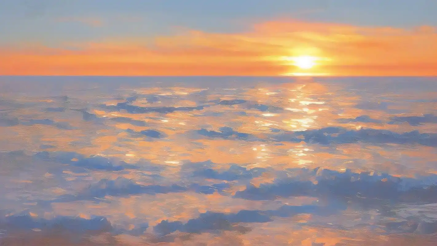 qq海边背景图片9890