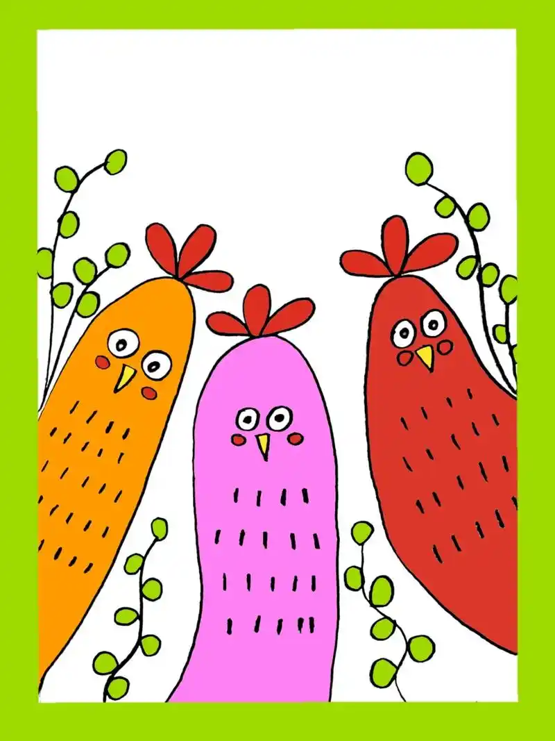 幼儿园简笔画 公鸡.一副简单有好看的简笔画,适合幼儿园小中班 - 抖音