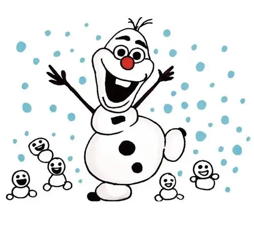 今日亲子绘画——《冰雪奇缘中的艾莎公主》