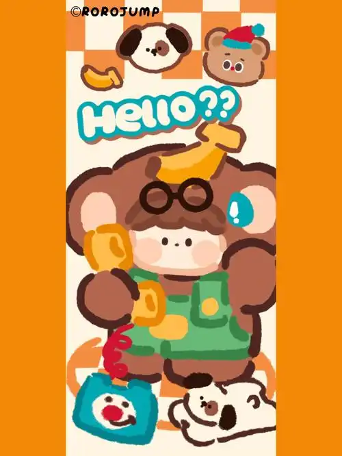 壁纸分享喂这里是小猴子肉肉酱