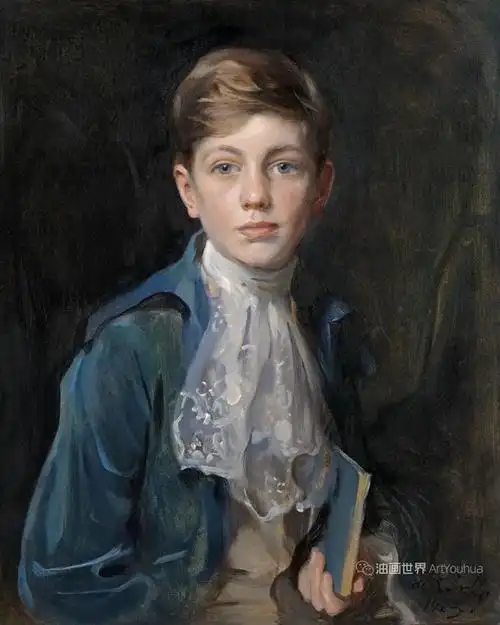 儿童肖像画王室肖像画家菲利普德拉斯洛作品