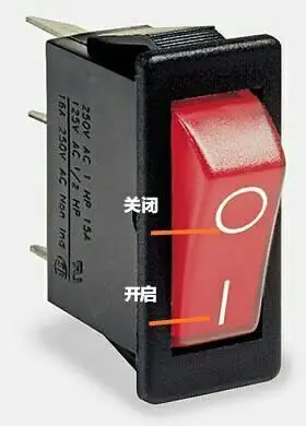 q1:o和-那个是开关,向上是开还是关