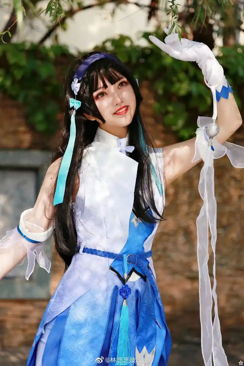 王者荣耀cos:小姐姐素颜女神西施,出水如芙蓉,天然去雕饰!