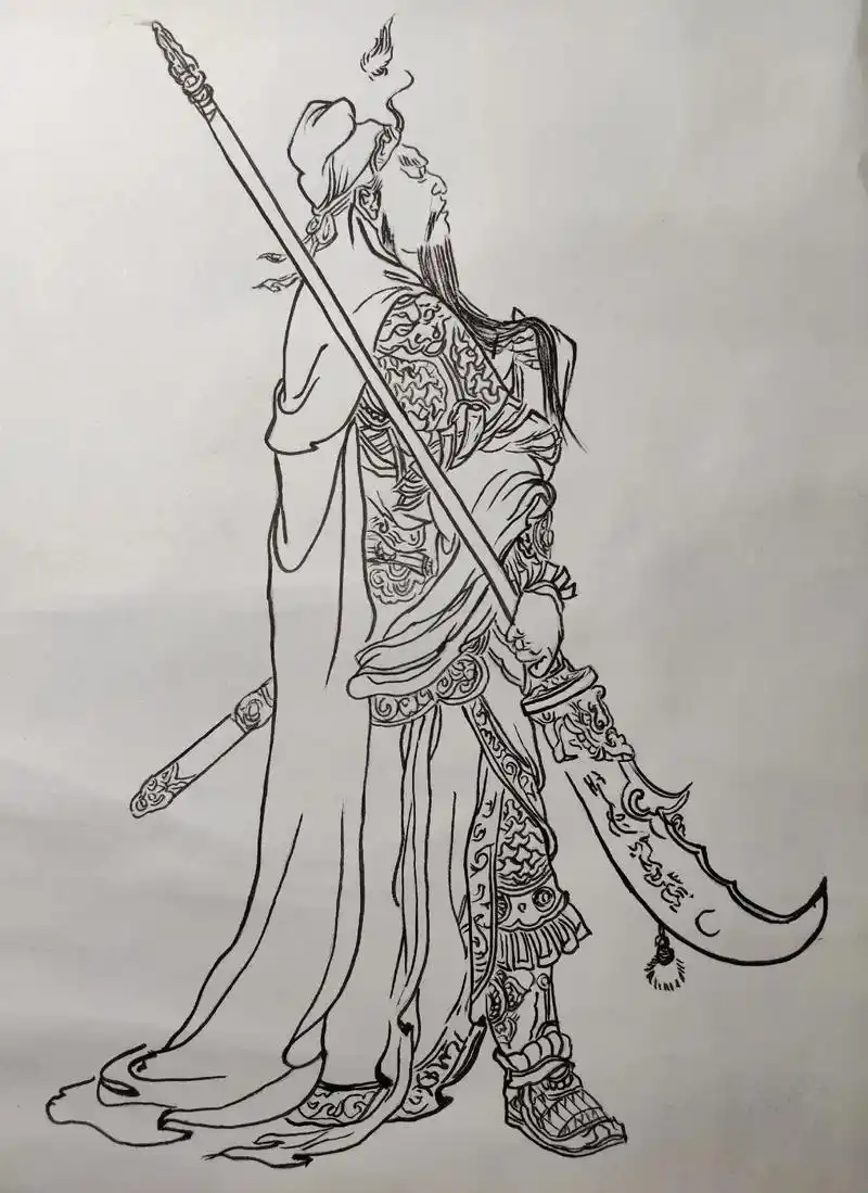 白描四大名著人物及神话人物至此全部结束