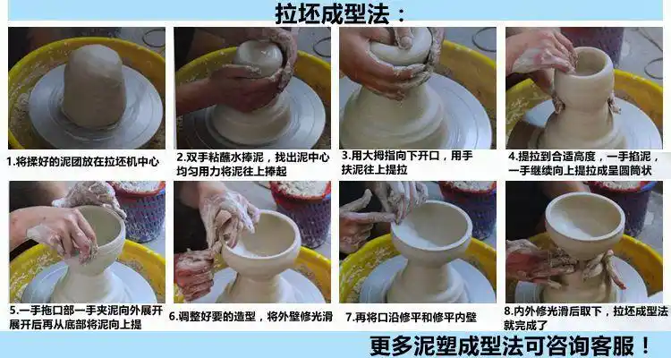 陶泥粘土陶土免烧diy学生手工制作陶艺泥塑泥巴雕塑泥陶泥包邮