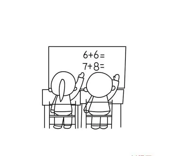 小学生上课的简笔画法