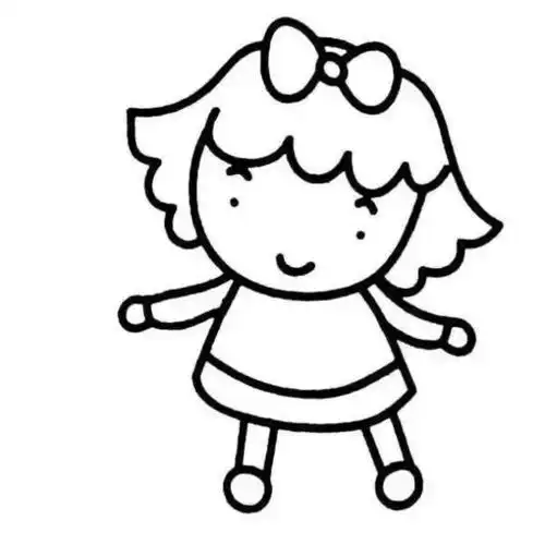 简笔画人物画法幼儿园