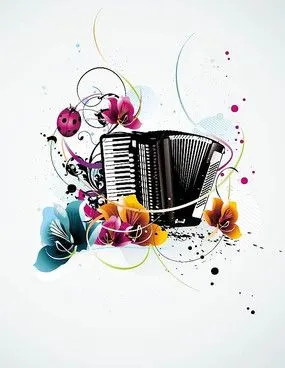 手风琴海报设计