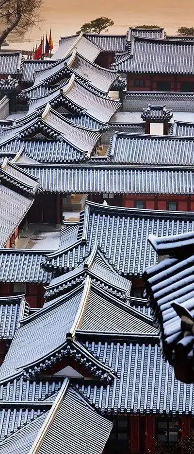 古建筑图,超美平屋顶!