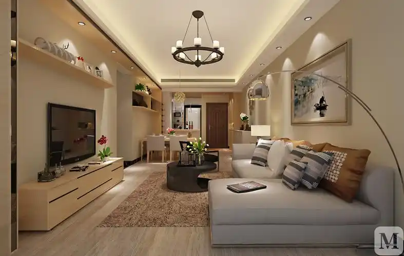 5万140㎡简约四房装修碧桂园现代简约风格-红星美凯龙家装效果图