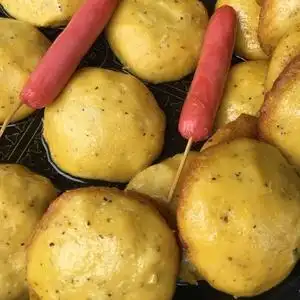 云南绥江特色小吃苞谷粑玉米包谷粑粑农家石灰粑早餐即食15个包邮