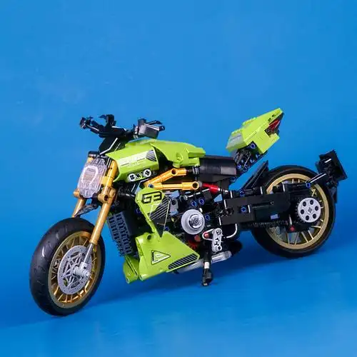 匹配乐高moc摩托车杜卡迪高难度成年拼装积木玩具建构