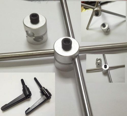 光轴360度任意旋转固定支架光杆自由旋转固定支架多角度定位支架