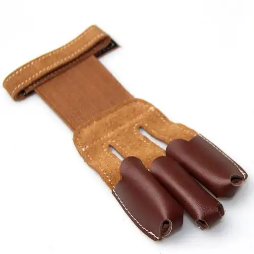 黑猎人 护指三指 美猎反曲弓护指地中海式 射箭器材 户外射击狩猎