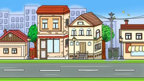 卡通街道
