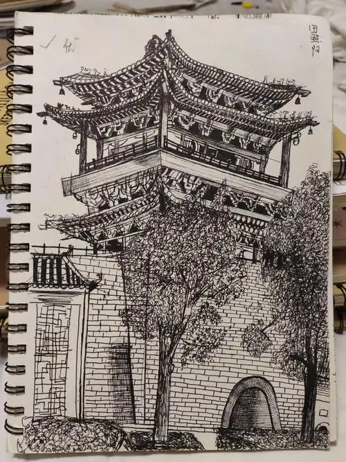 2019暑假平遥古城写生作品(3)