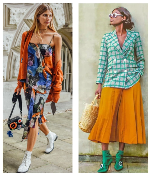 这样撞色穿搭,全街最靓的时尚精就是你